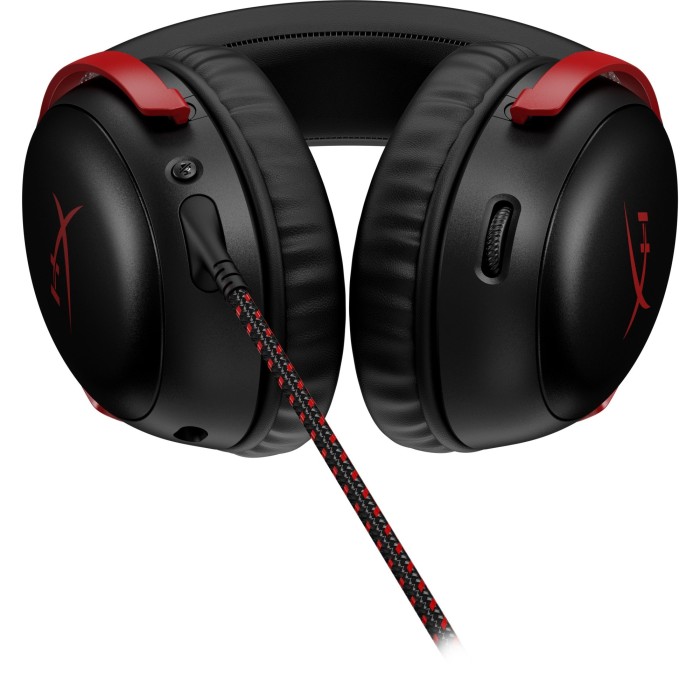 Аксессуары для консолей и ПК: Игровая гарнитура HyperX Cloud III, чёрно-красная от HyperX в магазине GameBuy, номер фото: 2