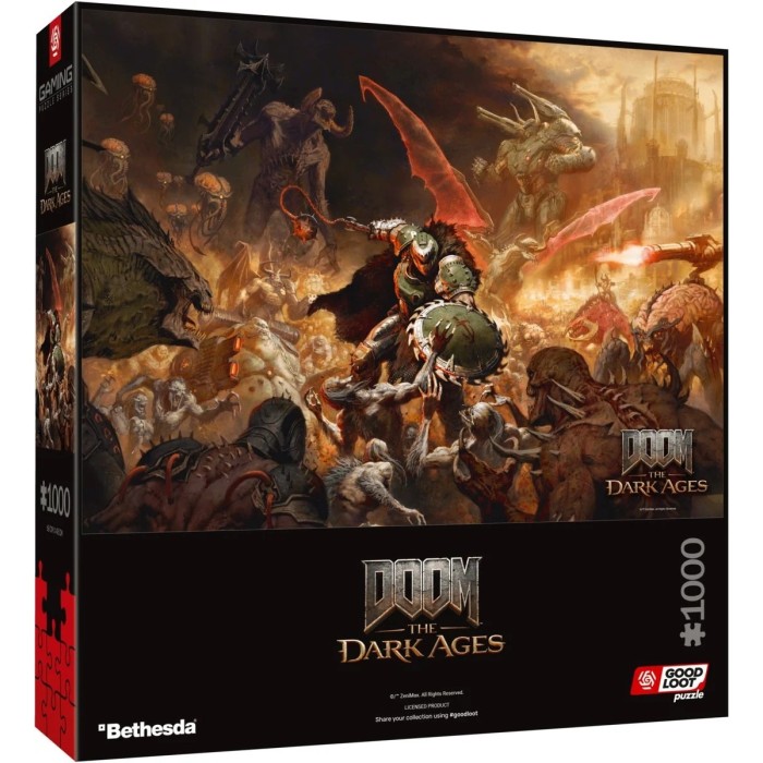 Аксессуары: Пазл Doom Dark Ages Slayer`s Rage 1000 эл. от GoodLoot в магазине GameBuy, номер фото: 2