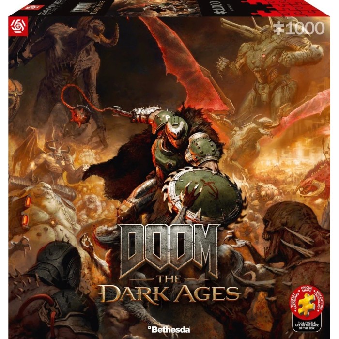 Аксессуары: Пазл Doom Dark Ages Slayer`s Rage 1000 эл. от GoodLoot в магазине GameBuy, номер фото: 3