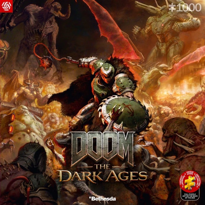 Аксессуары: Пазл Doom Dark Ages Slayer`s Rage 1000 эл. от GoodLoot в магазине GameBuy, номер фото: 4