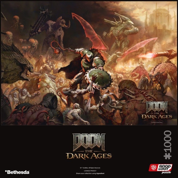 Аксессуары: Пазл Doom Dark Ages Slayer`s Rage 1000 эл. от GoodLoot в магазине GameBuy, номер фото: 5