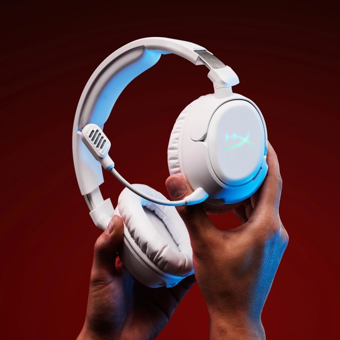 Аксесуари для консолей та ПК: Ігрова гарнітура HyperX Cloud Flight 2, біла від HyperX у магазині GameBuy, номер фото: 9