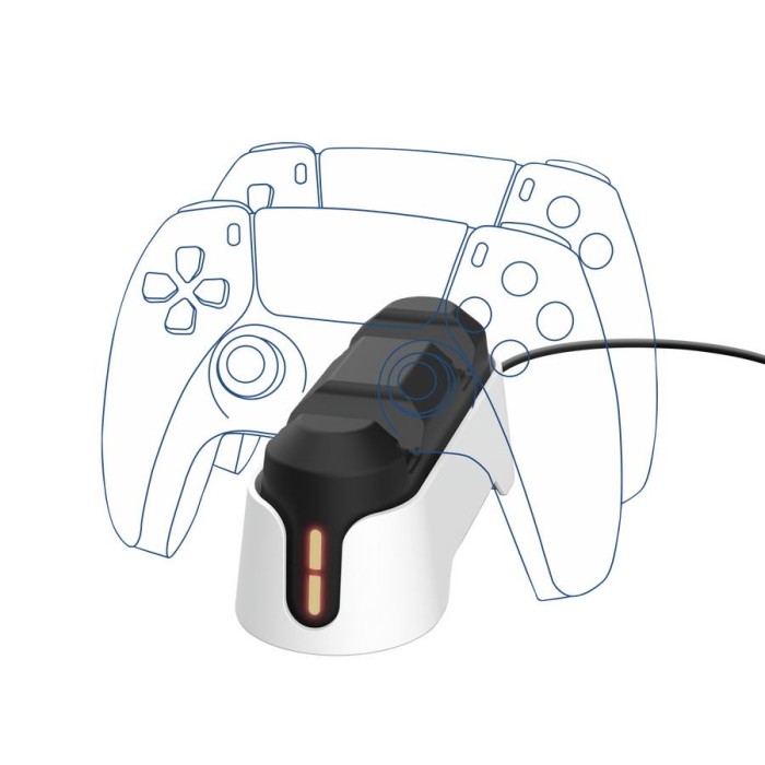 Аксесуари для консолей та ПК: Подвійна зарядна станція Trust GXT 228 для PS5 (біла) від Trust у магазині GameBuy, номер фото: 2