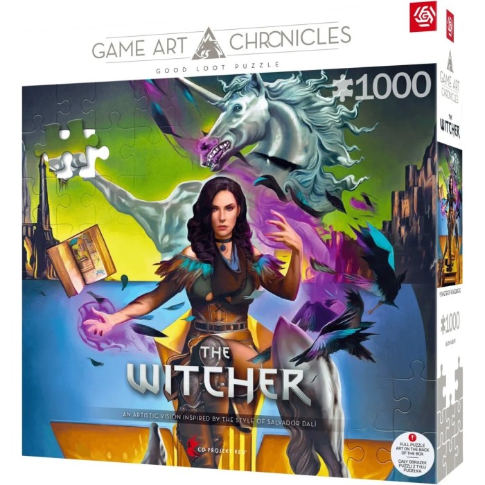 Аксесуари: Пазл The Witcher Yennefer & Salvador Dali 1000 ел. від GoodLoot у магазині GameBuy, номер фото: 1