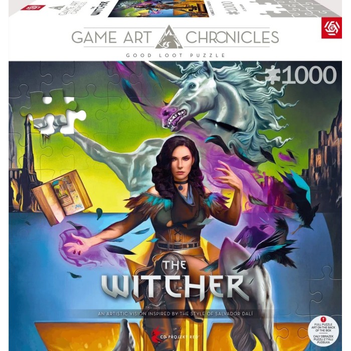 Аксесуари: Пазл The Witcher Yennefer & Salvador Dali 1000 ел. від GoodLoot у магазині GameBuy, номер фото: 2