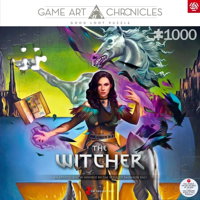 Аксесуари: Пазл The Witcher Yennefer & Salvador Dali 1000 ел. від GoodLoot у магазині GameBuy, номер фото: 3