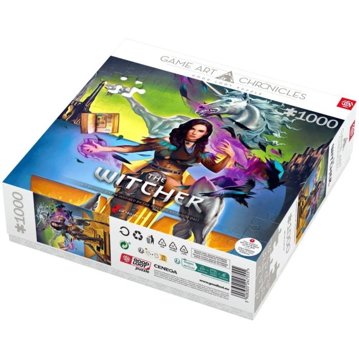 Аксесуари: Пазл The Witcher Yennefer & Salvador Dali 1000 ел. від GoodLoot у магазині GameBuy, номер фото: 8