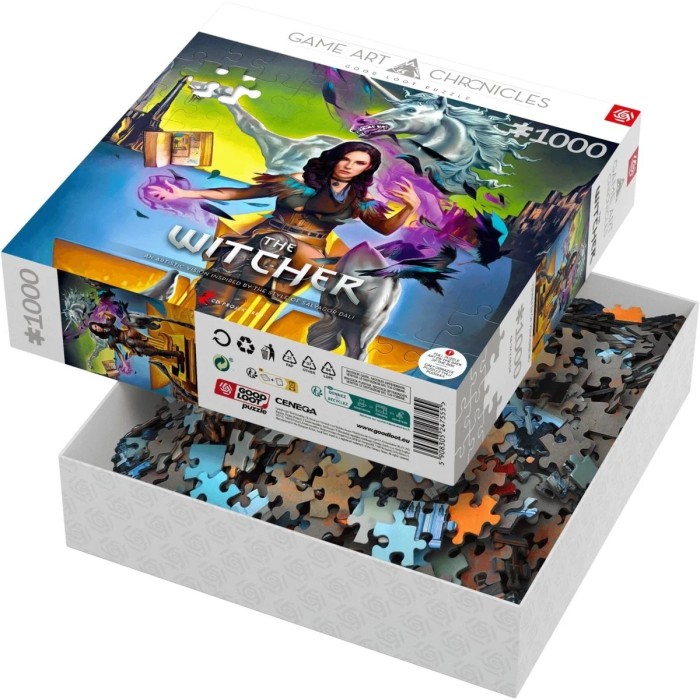Аксесуари: Пазл The Witcher Yennefer & Salvador Dali 1000 ел. від GoodLoot у магазині GameBuy, номер фото: 9