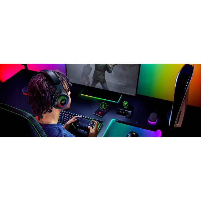 Аксесуари для консолей та ПК: Ігрова гарнітура Razer Kraken V4 Pro, чорна від Razer у магазині GameBuy, номер фото: 2