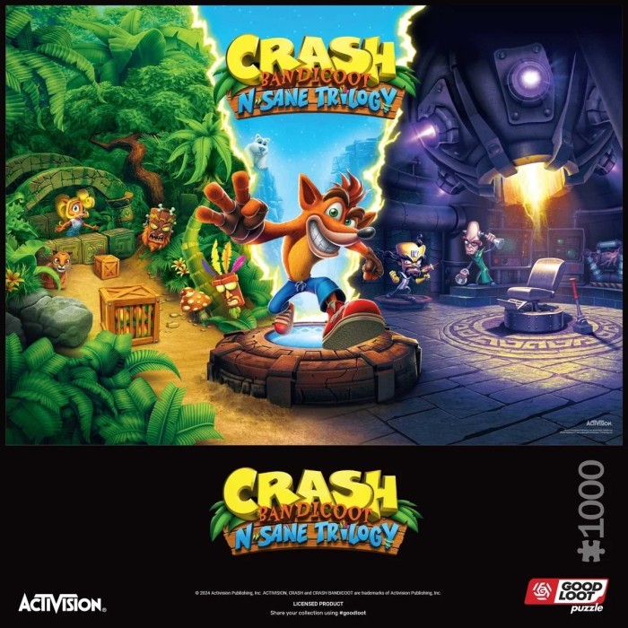 Аксесуари: Пазл Crash Bandicoot N Sane Trilogy 1000 ел. від GoodLoot у магазині GameBuy, номер фото: 5