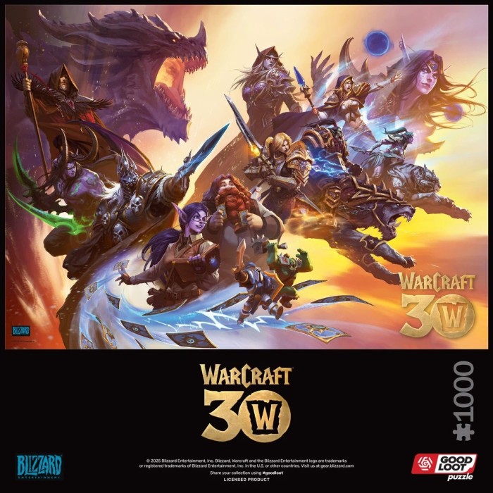 Аксесуари: Пазл Warcraft 30th Anniversary 1000 ел. від GoodLoot у магазині GameBuy, номер фото: 4