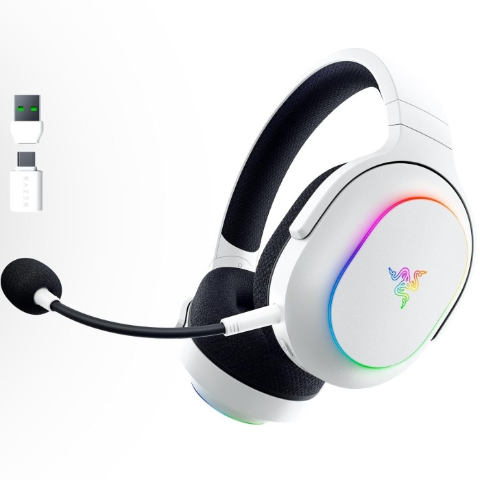 Аксессуары для консолей и ПК: Игровая гарнитура Razer Barracuda X Chroma, белая от Razer в магазине GameBuy