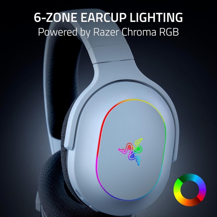 Аксессуары для консолей и ПК: Игровая гарнитура Razer Barracuda X Chroma, белая от Razer в магазине GameBuy, номер фото: 3