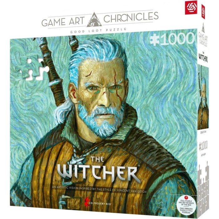 Аксессуары: Пазл The Witcher Geralt of Rivia & Vincent van Gogh 1000 эл. от GoodLoot в магазине GameBuy, номер фото: 1