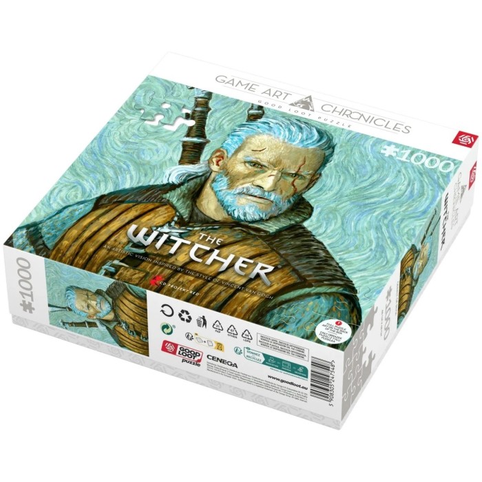 Аксессуары: Пазл The Witcher Geralt of Rivia & Vincent van Gogh 1000 эл. от GoodLoot в магазине GameBuy, номер фото: 6