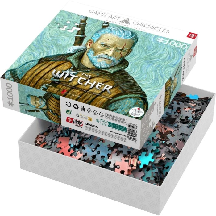 Аксессуары: Пазл The Witcher Geralt of Rivia & Vincent van Gogh 1000 эл. от GoodLoot в магазине GameBuy, номер фото: 7