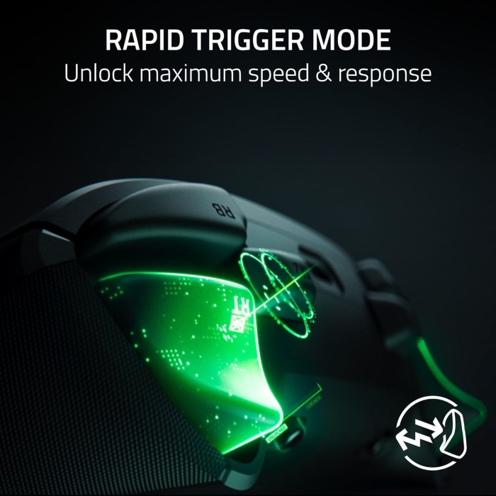 Аксессуары для консолей и ПК: Беспроводной геймпад Razer Wolverine V3 Pro для Xbox Series X|S и ПК (чёрный) от Razer в магазине GameBuy, номер фото: 5