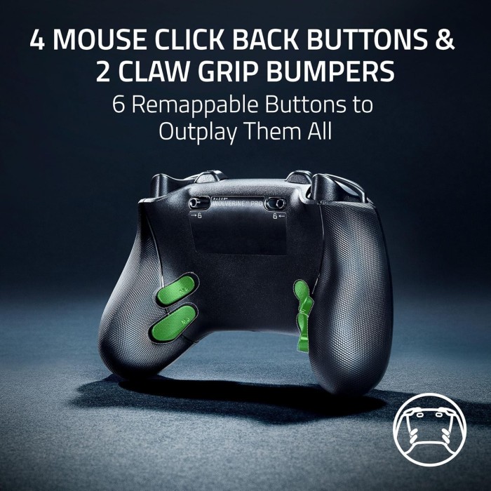Аксессуары для консолей и ПК: Беспроводной геймпад Razer Wolverine V3 Pro для Xbox Series X|S и ПК (чёрный) от Razer в магазине GameBuy, номер фото: 6
