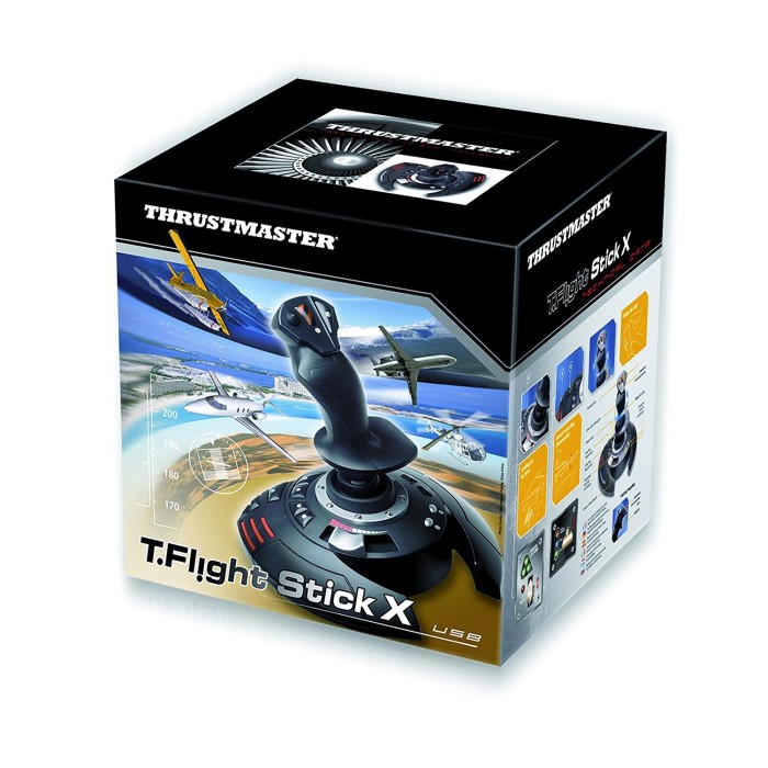 Аксессуары для консолей и ПК: Джойстик Thrustmaster T.Flight Stick X для ПК/PS3 (чёрный) от Thrustmaster в магазине GameBuy, номер фото: 3