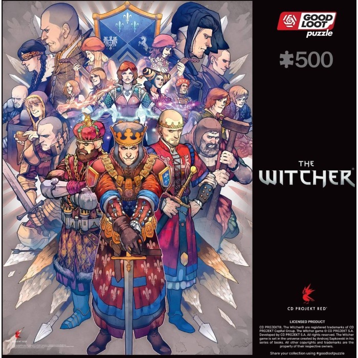 Аксесуари: Пазл The Witcher Northern Realms 500 ел. від GoodLoot у магазині GameBuy, номер фото: 5
