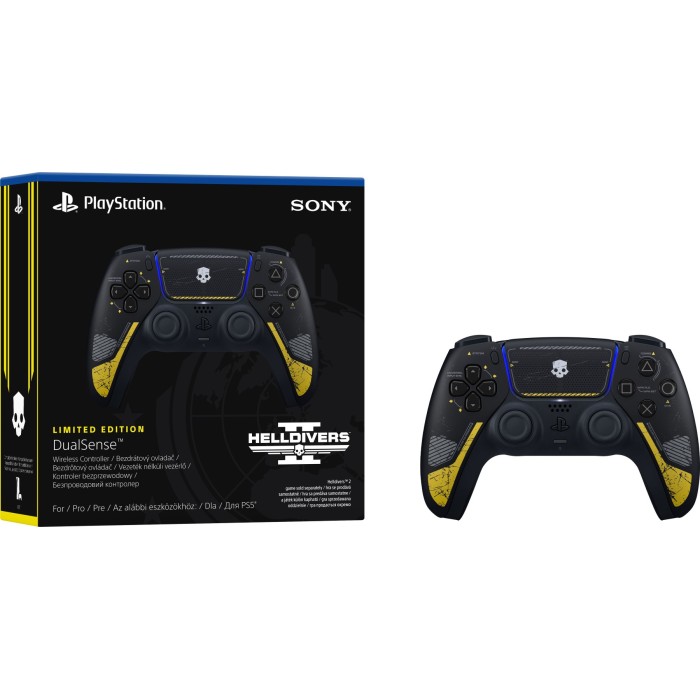 Аксесуари для консолей та ПК: Бездротовий геймпад Sony PlayStation 5 Dualsense (Helldivers 2 Limited Edition) від Sony у магазині GameBuy, номер фото: 1