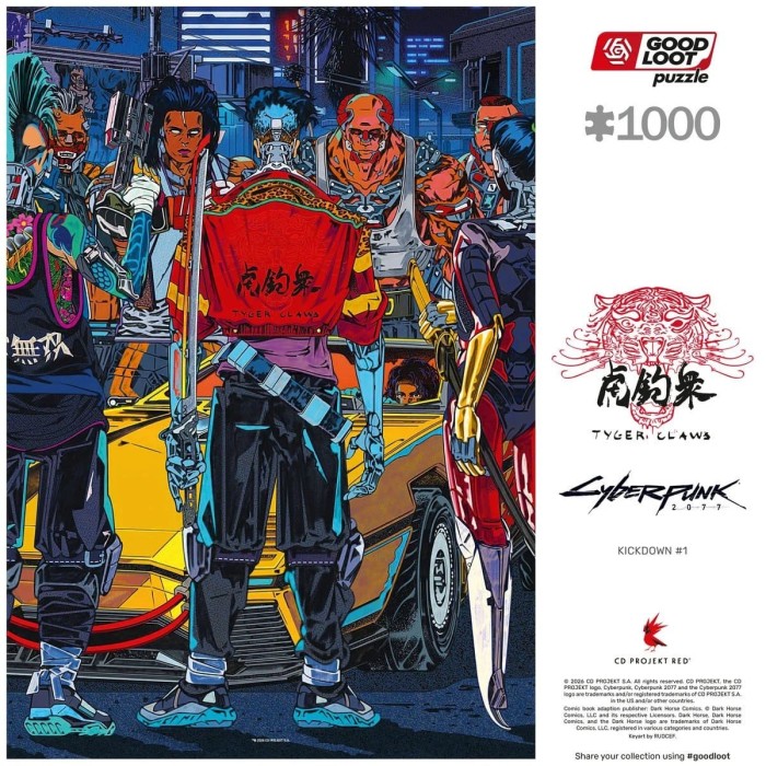Аксесуари: Пазл Cyberpunk 2077 Kickdown 1000 ел. від GoodLoot у магазині GameBuy, номер фото: 3