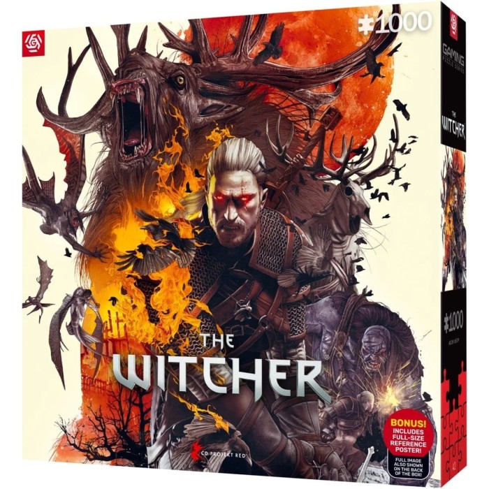 Аксесуари: Пазл The Witcher Monsters 1000 од. від GoodLoot у магазині GameBuy, номер фото: 1