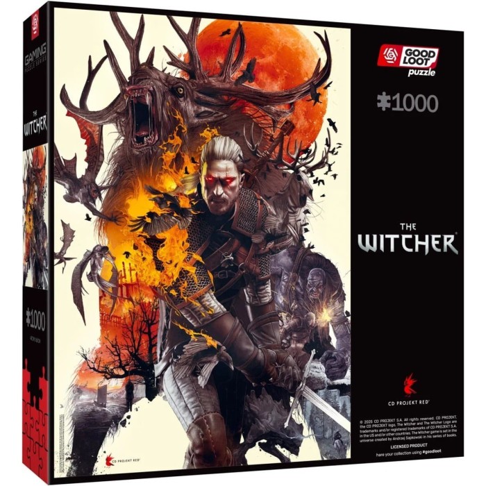 Аксесуари: Пазл The Witcher Monsters 1000 од. від GoodLoot у магазині GameBuy, номер фото: 2