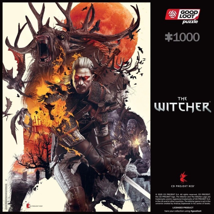 Аксесуари: Пазл The Witcher Monsters 1000 од. від GoodLoot у магазині GameBuy, номер фото: 3