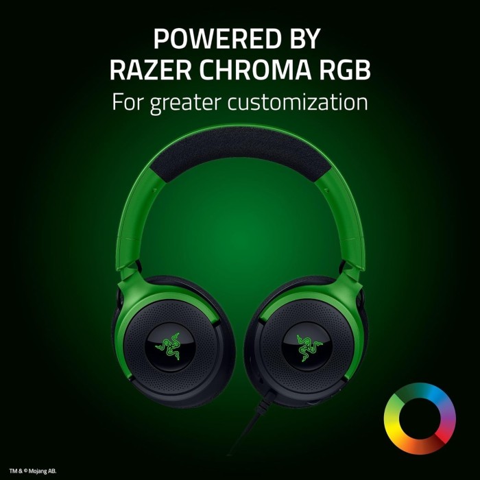 Аксесуари для консолей та ПК: Ігрова гарнітура Razer Kraken V4 X Minecraft Edition від Razer у магазині GameBuy, номер фото: 3