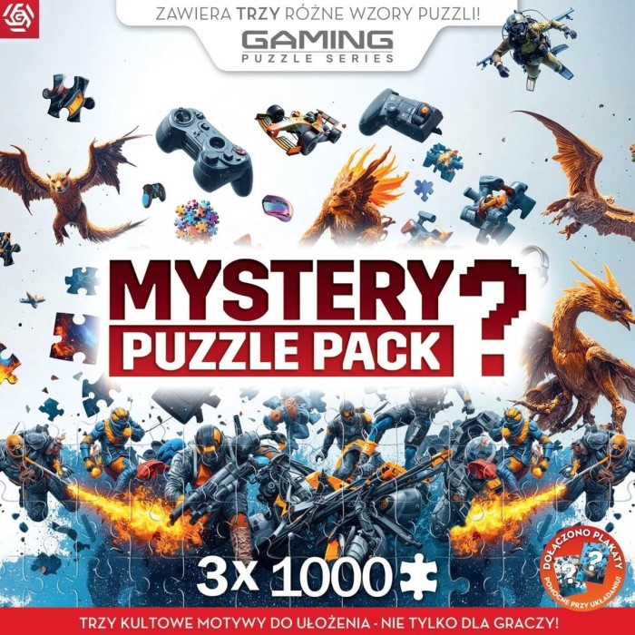 Аксесуари: Пазл Mystery Puzzle Pack V1 3x1000 ел. від GoodLoot у магазині GameBuy, номер фото: 1