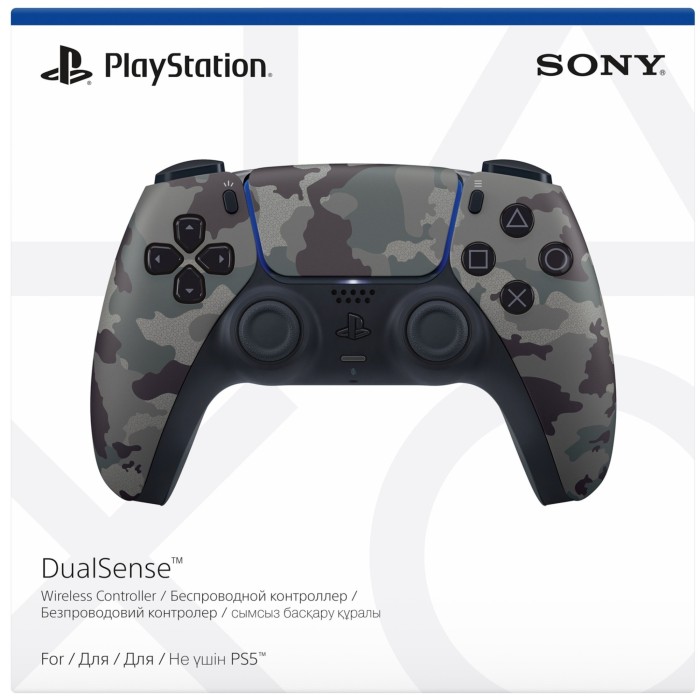 Аксесуари для консолей та ПК: Бездротовий геймпад Sony PlayStation 5 Dualsense (Grey Cammo) від Sony у магазині GameBuy, номер фото: 4