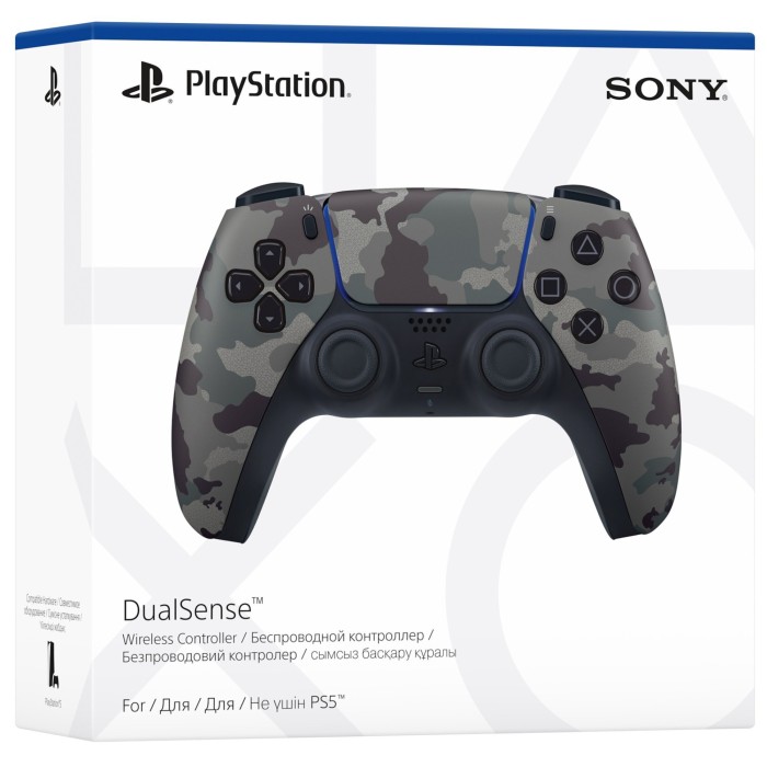 Аксесуари для консолей та ПК: Бездротовий геймпад Sony PlayStation 5 Dualsense (Grey Cammo) від Sony у магазині GameBuy, номер фото: 5