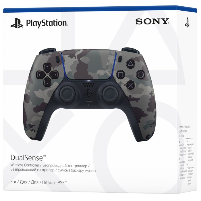 Аксесуари для консолей та ПК: Бездротовий геймпад Sony PlayStation 5 Dualsense (Grey Cammo) від Sony у магазині GameBuy, номер фото: 6