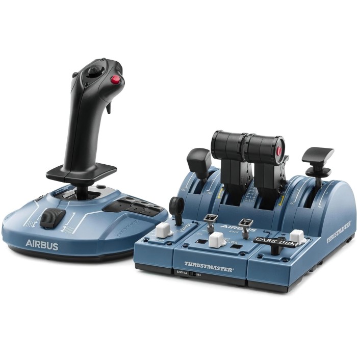 Аксесуари для консолей та ПК: Джойстик Thrustmaster з важелем керування двигуном TCA Captain Pack x Airbus для PC та Xbox від Thrustmaster у магазині GameBuy