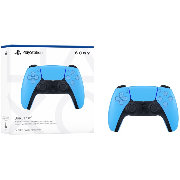Аксесуари для консолей та ПК: Бездротовий геймпад Sony PlayStation 5 Dualsense (Ice Blue) від Sony у магазині GameBuy, номер фото: 4