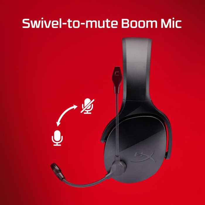 Аксесуари для консолей та ПК: Ігрова гарнітура HyperX Cloud Jet Wireless, чорна від HyperX у магазині GameBuy, номер фото: 3
