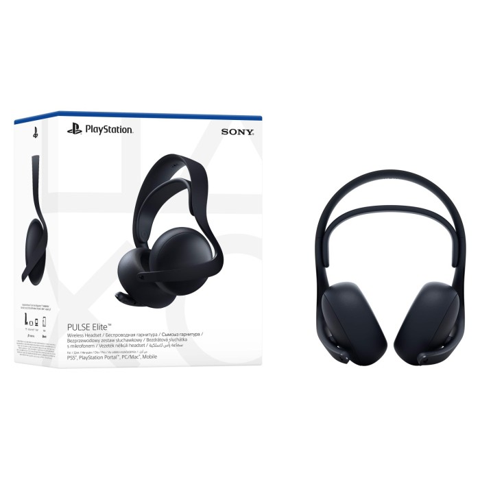 Аксесуари для консолей та ПК: Бездротова гарнітура Sony PULSE Elite Midnight Black від Sony у магазині GameBuy, номер фото: 4
