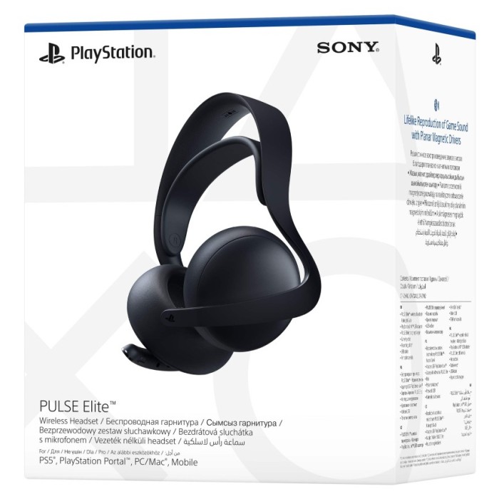 Аксесуари для консолей та ПК: Бездротова гарнітура Sony PULSE Elite Midnight Black від Sony у магазині GameBuy, номер фото: 5