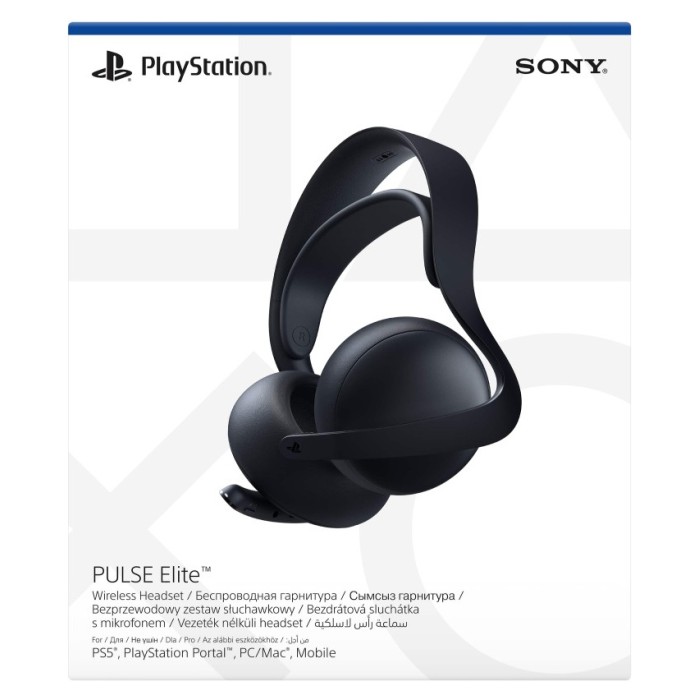 Аксесуари для консолей та ПК: Бездротова гарнітура Sony PULSE Elite Midnight Black від Sony у магазині GameBuy, номер фото: 6