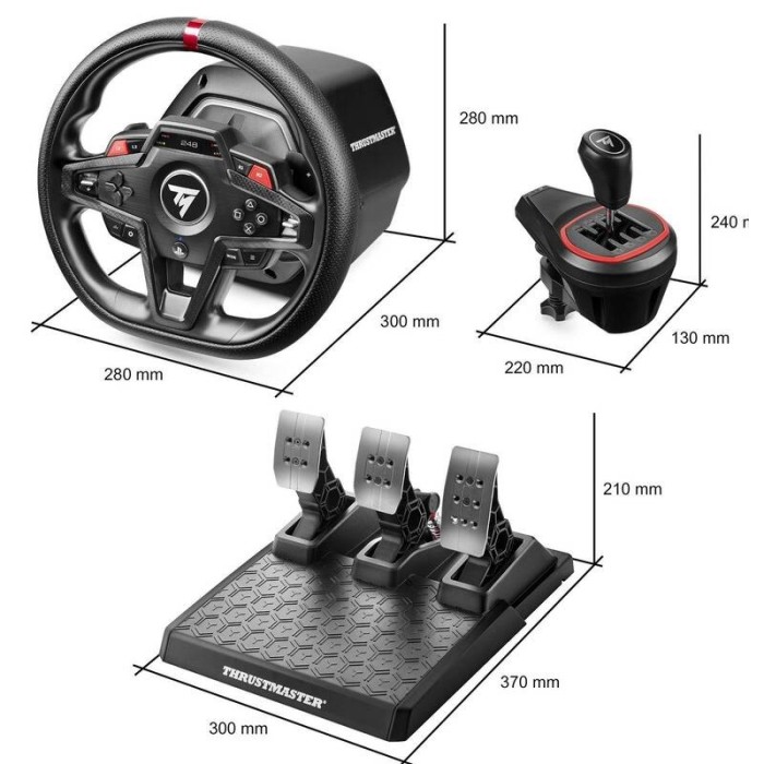 Аксессуары для консолей и ПК: Комплект руля Thrustmaster T248R Shifter Pack для ПК/PS5 (чёрный) от Thrustmaster в магазине GameBuy, номер фото: 10