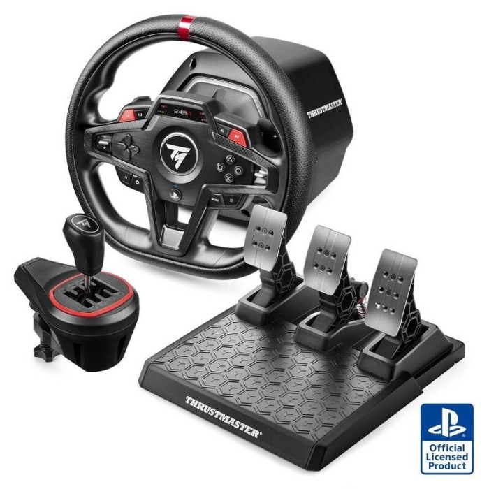 Аксессуары для консолей и ПК: Комплект руля Thrustmaster T248R Shifter Pack для ПК/PS5 (чёрный) от Thrustmaster в магазине GameBuy, номер фото: 2