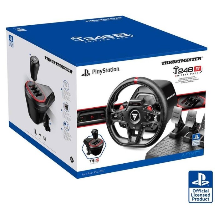 Аксессуары для консолей и ПК: Комплект руля Thrustmaster T248R Shifter Pack для ПК/PS5 (чёрный) от Thrustmaster в магазине GameBuy, номер фото: 9