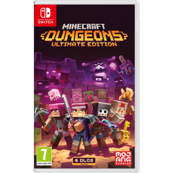 Игры Nintendo Switch: Minecraft Dungeons: Ultimate Edition от Mojang Studios в магазине GameBuy