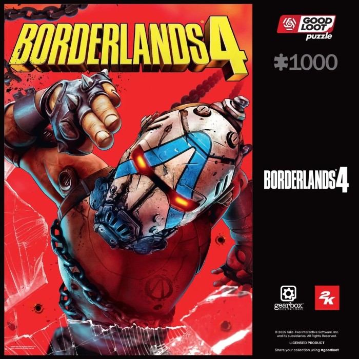 Аксесуари: Пазл Borderlands 4 Break Free Psycho 1000 ел. від GoodLoot у магазині GameBuy, номер фото: 5
