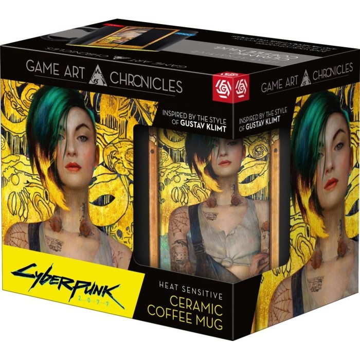 Аксесуари: Чашка Game Art Chronicles Cyberpunk 2077 Judy & Gustav Klimt від GoodLoot у магазині GameBuy, номер фото: 3