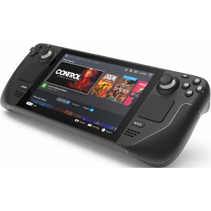 Консолі: Портативна консоль Valve Steam Deck LCD 64 GB Certified Refurbished (відновлена) від Valve у магазині GameBuy