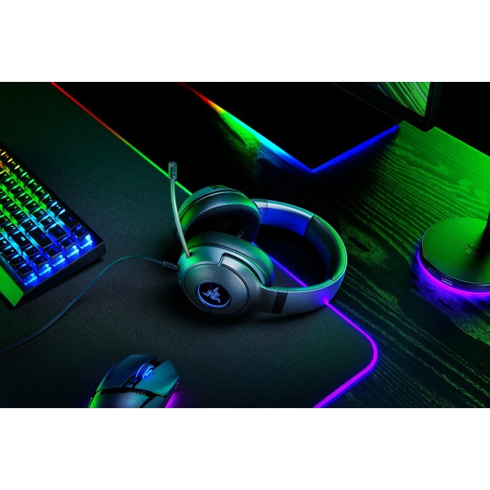 Аксесуари для консолей та ПК: Ігрова гарнітура Razer Kraken V3 X, чорна від Razer у магазині GameBuy, номер фото: 5
