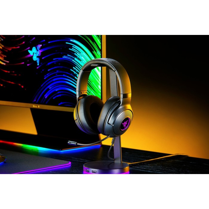 Аксесуари для консолей та ПК: Ігрова гарнітура Razer Kraken V3 X, чорна від Razer у магазині GameBuy, номер фото: 6