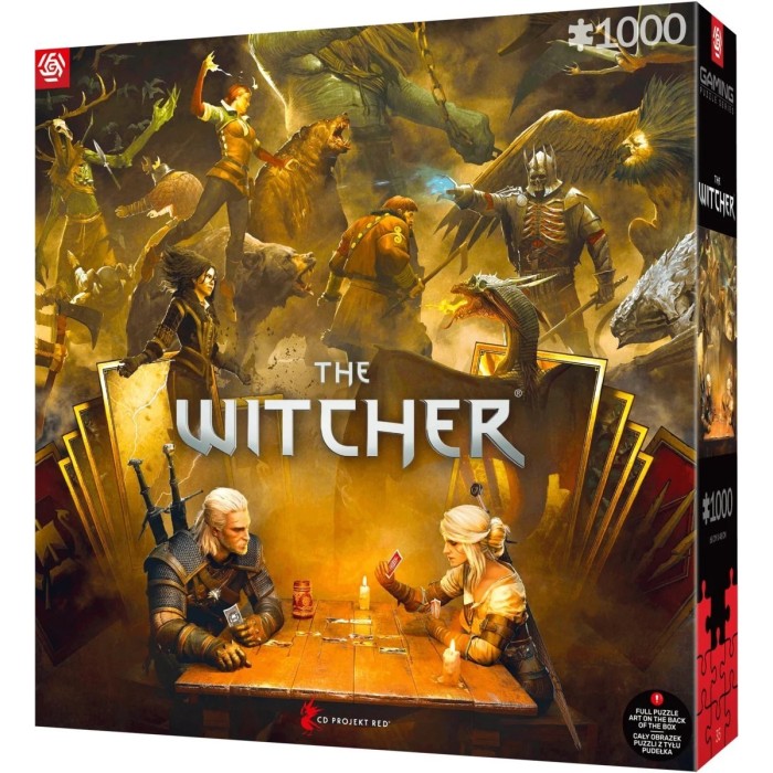 Аксесуари: Пазл The Witcher Playing Gwent 1000 ел. від GoodLoot у магазині GameBuy, номер фото: 1